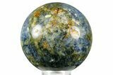 Polished Blue Kyanite & Quartz Sphere #370905-1